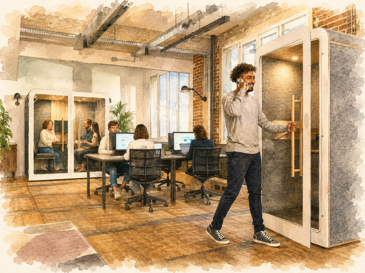 Das wichtigste Möbelstück im Coworking Space ist ein Schrank